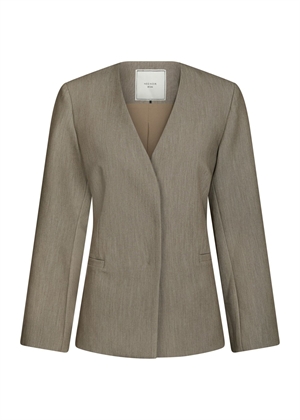 Frillis fitted blazer Dark Sand Neo Noir